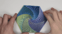 Hex Fidget (Two Color)