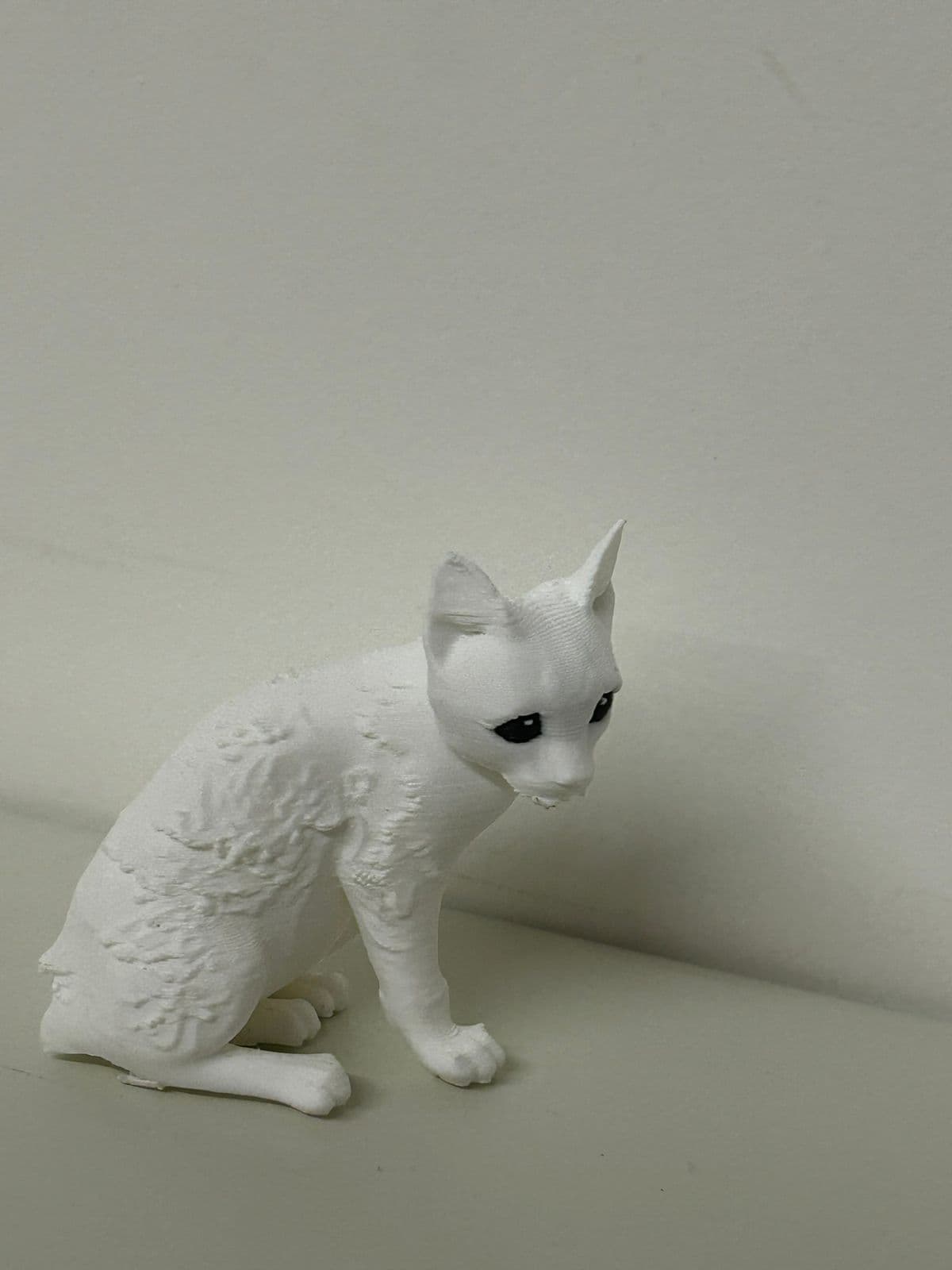 Cat figurine print